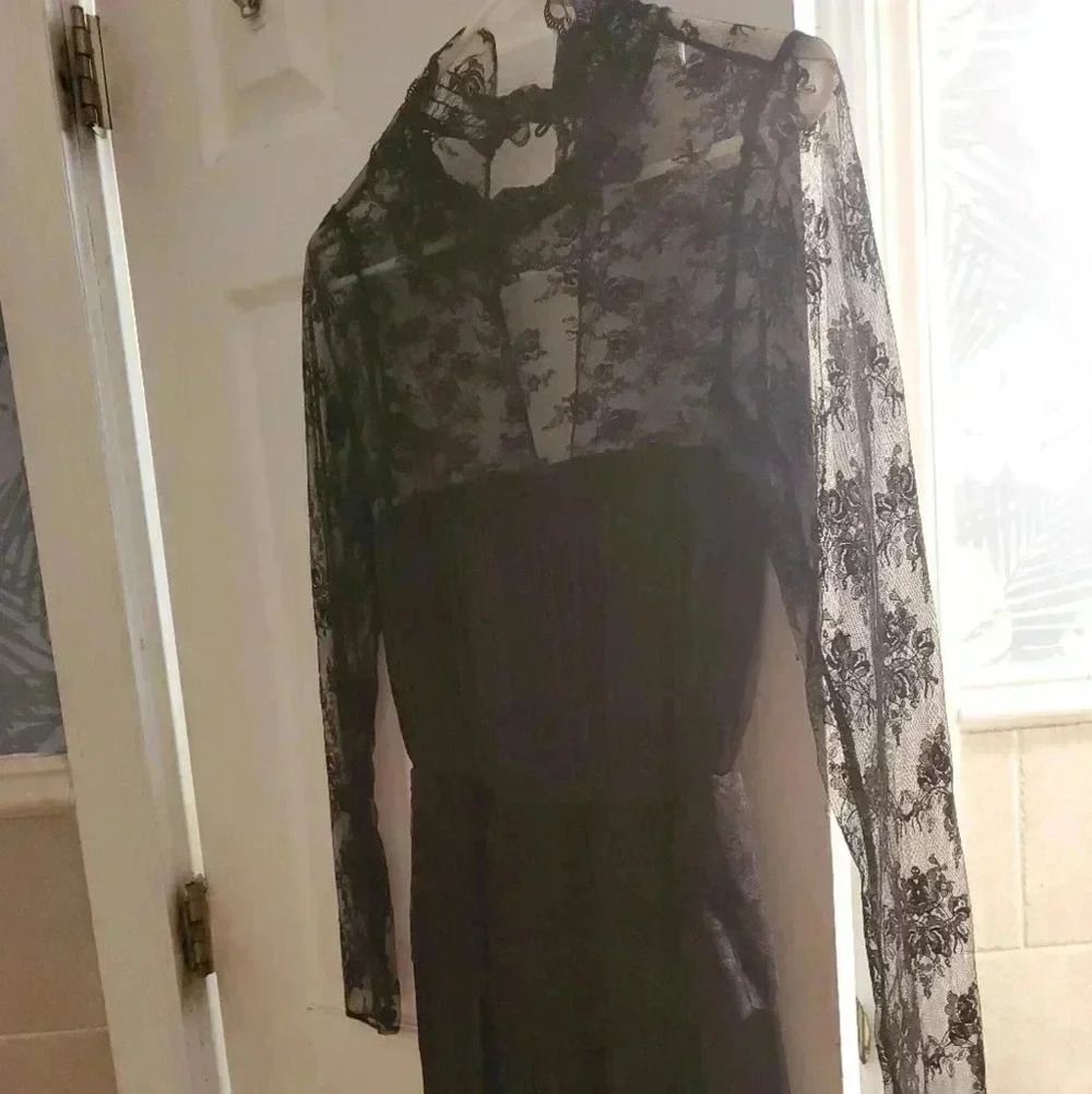 FREE PEOPLE BLACK DRESS